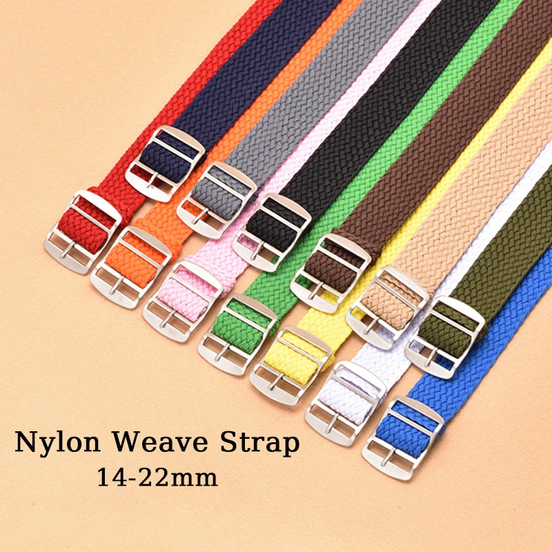 Perlon Strap Woven - Nylon Strap 14mm 16mm 18mm 20mm