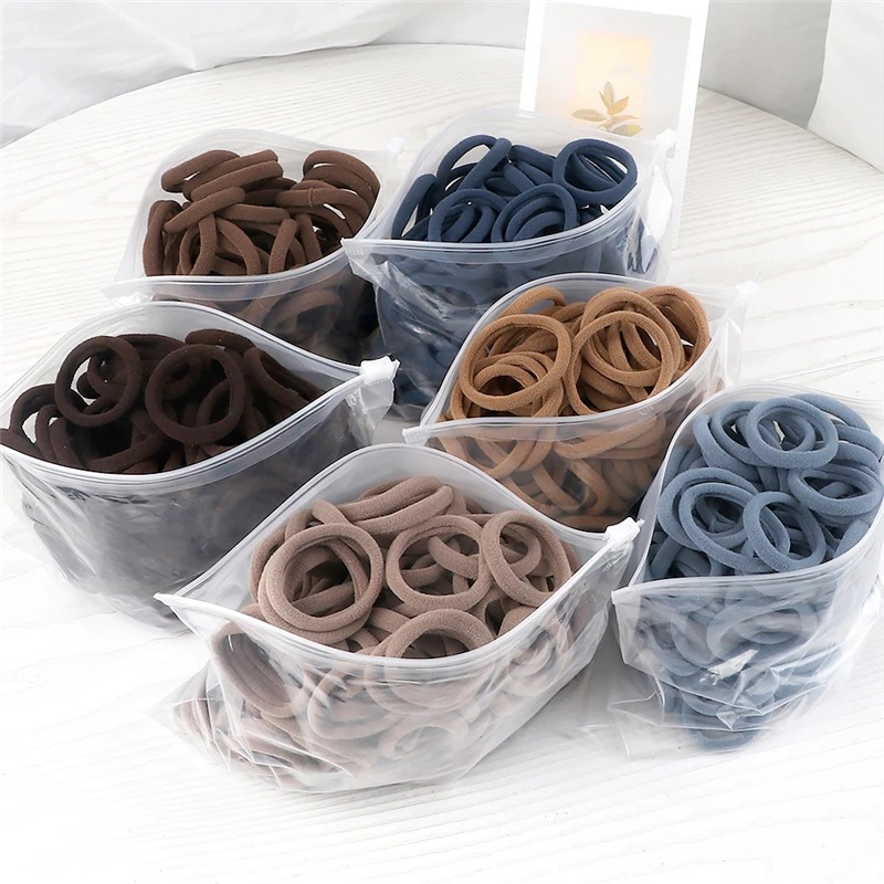 50PCS/Set Women Girls Basic Ha - đánh giá và giá Silicone Band Women