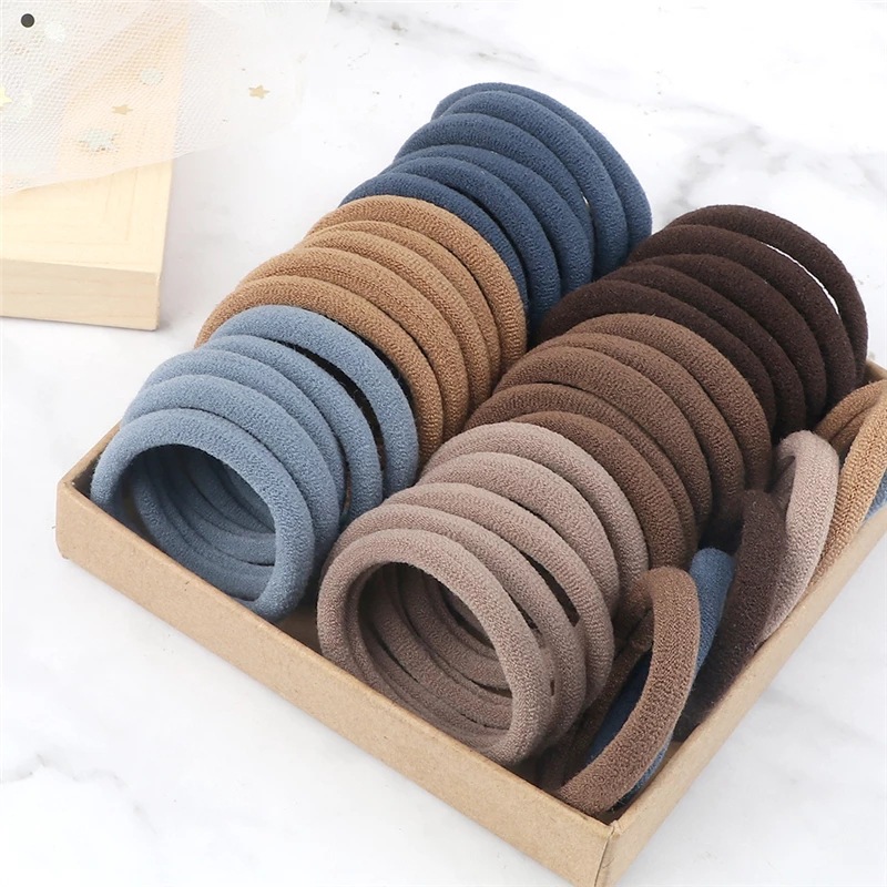 50PCS/Set Women Girls Basic Ha - đánh giá và giá Silicone Band Women