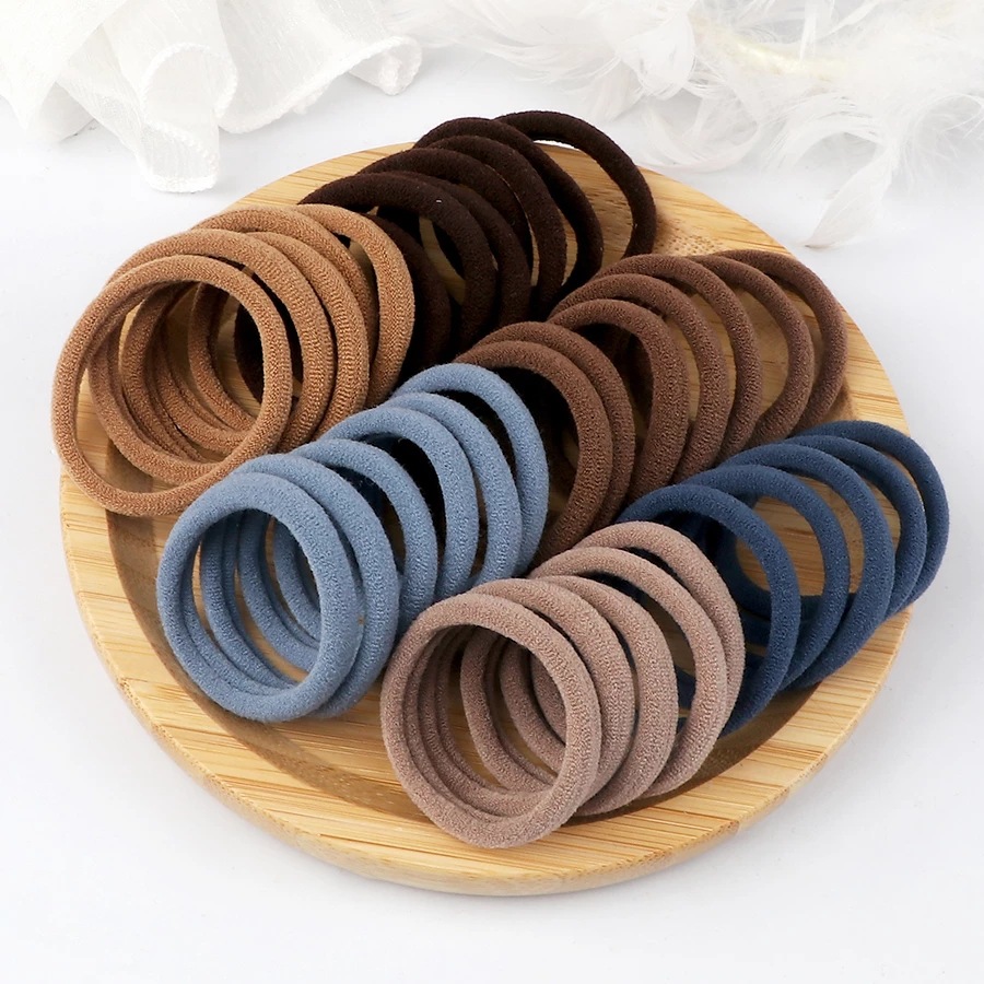 50PCS/Set Women Girls Basic Ha - đánh giá và giá Silicone Band Women