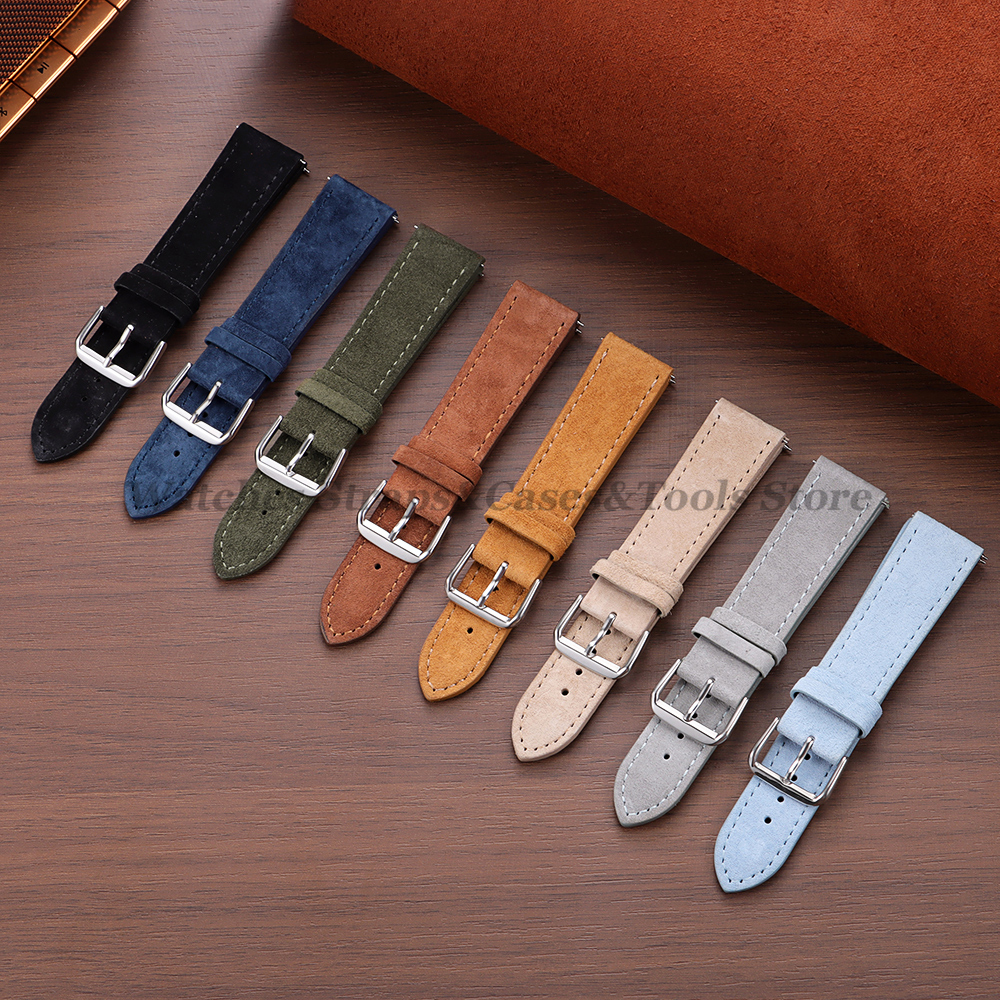 Vintage Suede Cowhide Watch St - đánh giá và giá Suede Strap Watch