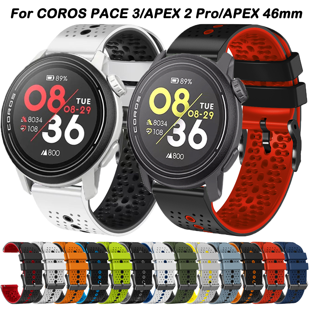 22mm Silicone Band For COROS P - đánh giá và giá Silicone Watch Band 22Mm