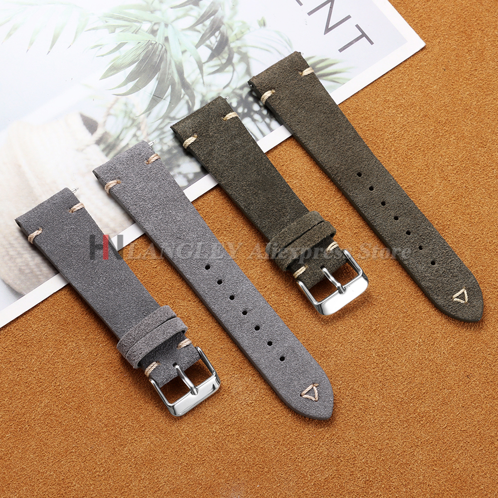 Suede Watch Strap 20mm 22mm Un - đánh giá và giá Suede Strap Watch