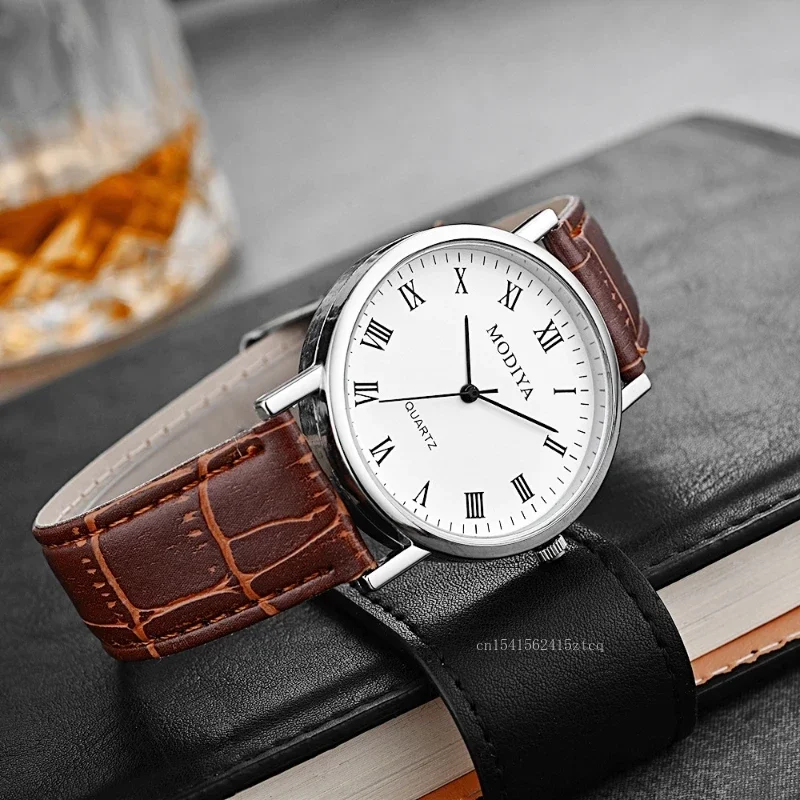 Men's Watches Business Wrist W - đánh giá và giá Leather Watch Band Men