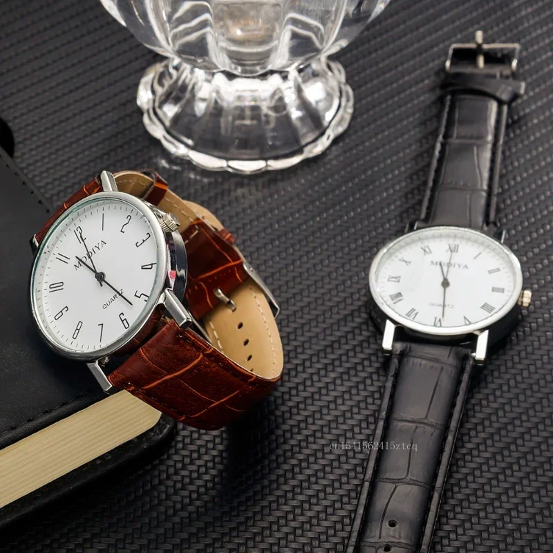 Men's Watches Business Wrist W - đánh giá và giá Leather Watch Band Men