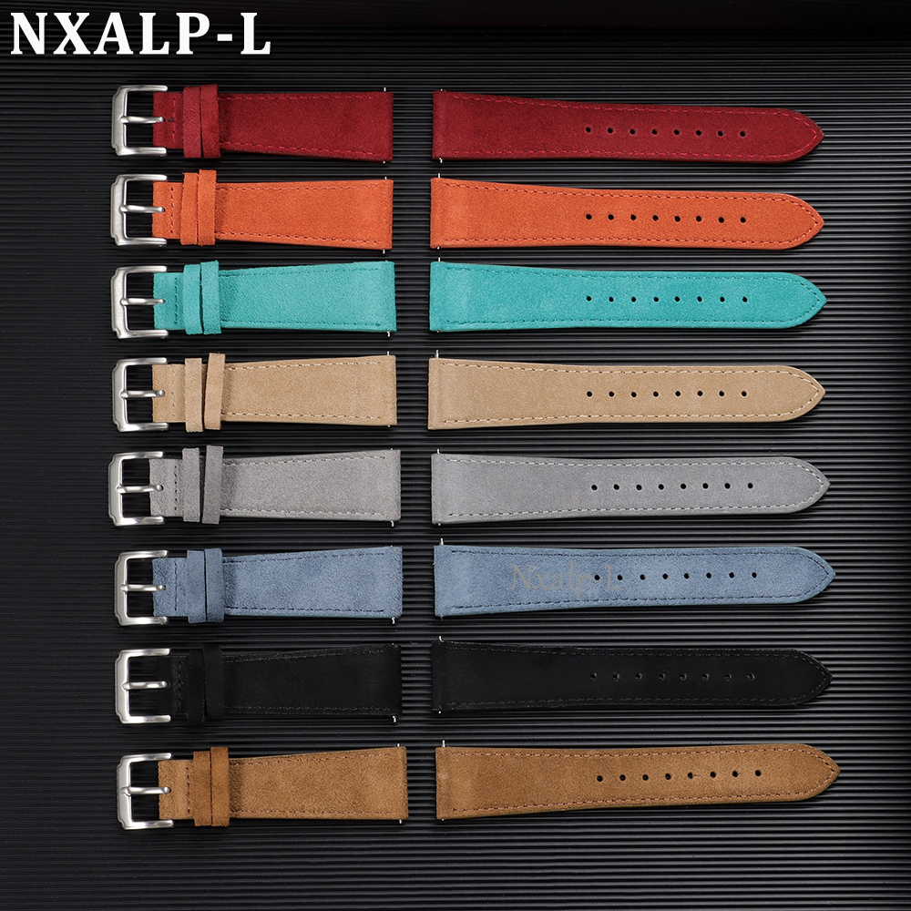 Vintage Suede Strap Soft Cowhi - đánh giá và giá Suede Strap Watch