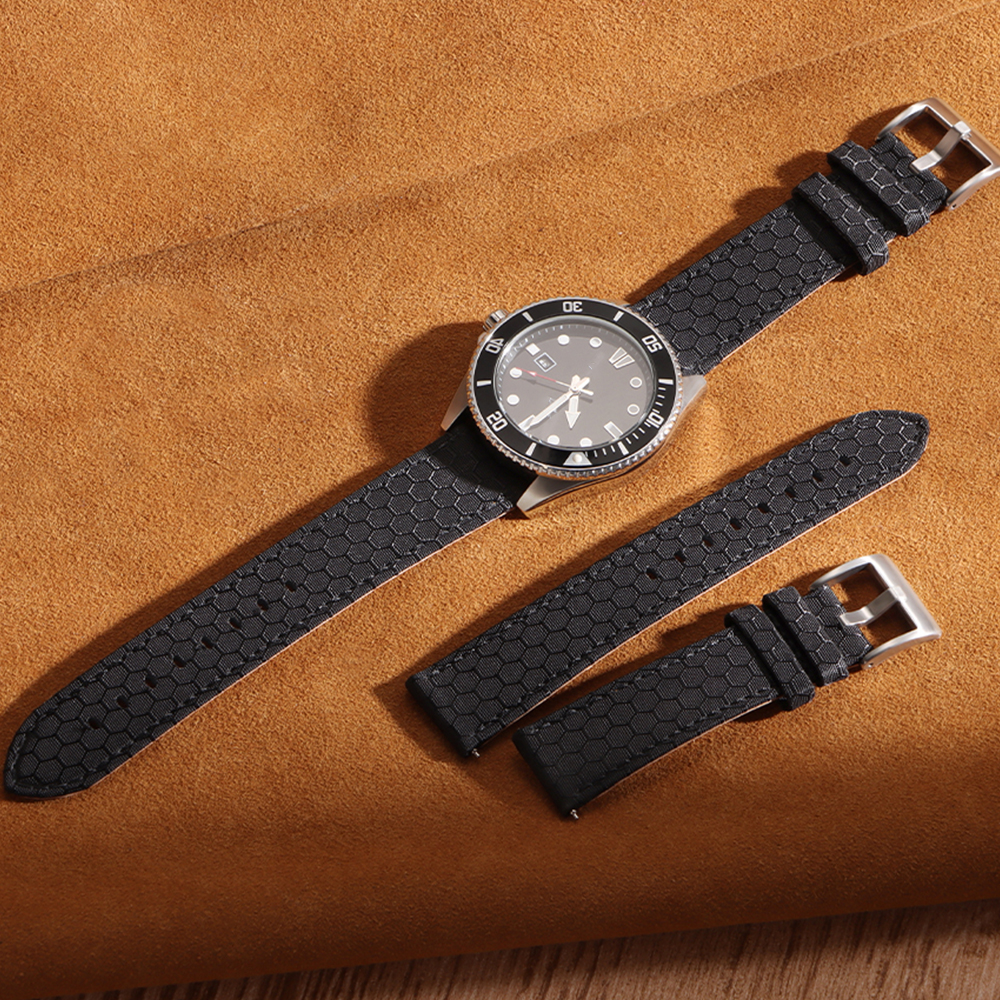 20mm 22mm Smooth Genuine Nylon - đánh giá và giá Perlon Strap Woven