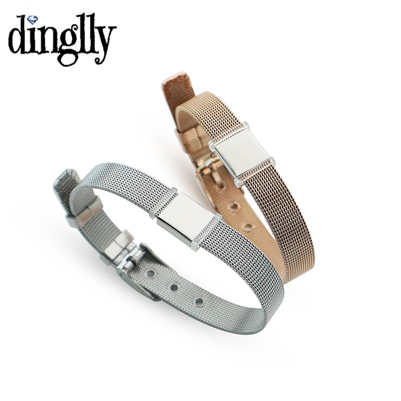 DINGLLY 10mm High Quality Stai - đánh giá và giá Mesh Strap Metal