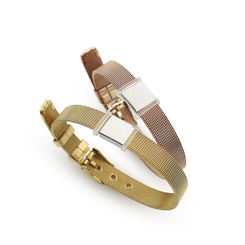 DINGLLY 10mm High Quality Stai - đánh giá và giá Mesh Strap Metal
