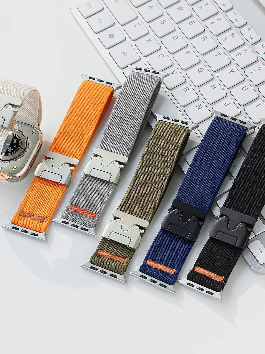 For Apple Watch Band Nylon Ela - đánh giá và giá Parachute Strap Elastic