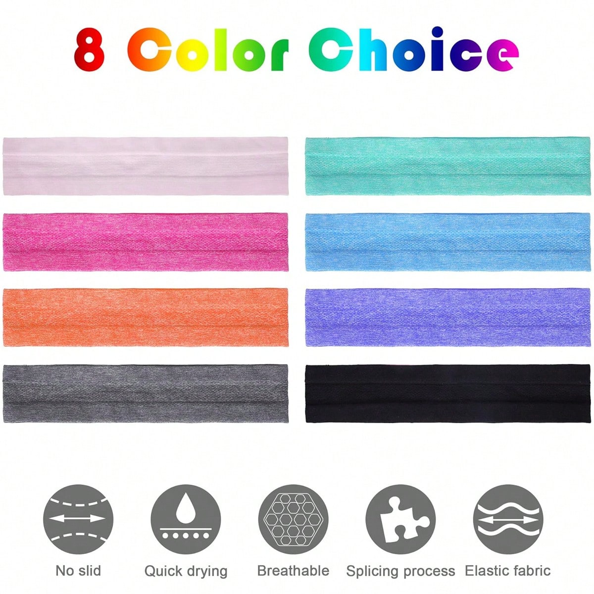 Sweatbands Non Slip Headbands  - đánh giá và giá Silicone Band Women