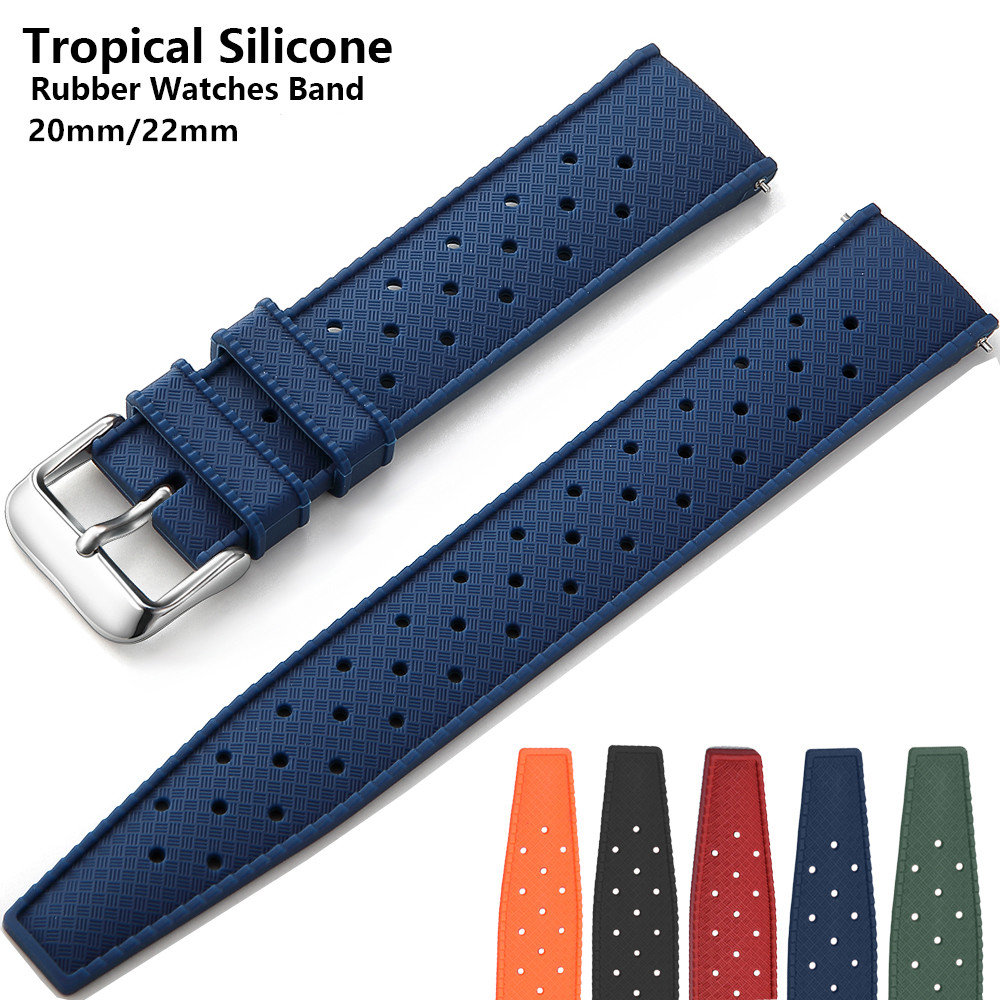 20mm 22mm Tropic Rubber Band f - đánh giá và giá Rubber Strap Diver