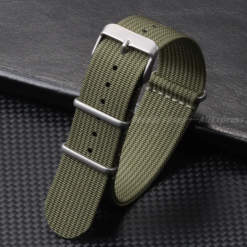 Ribbed Nylon Watch Strap 18mm  - đánh giá và giá Nato Strap Nylon