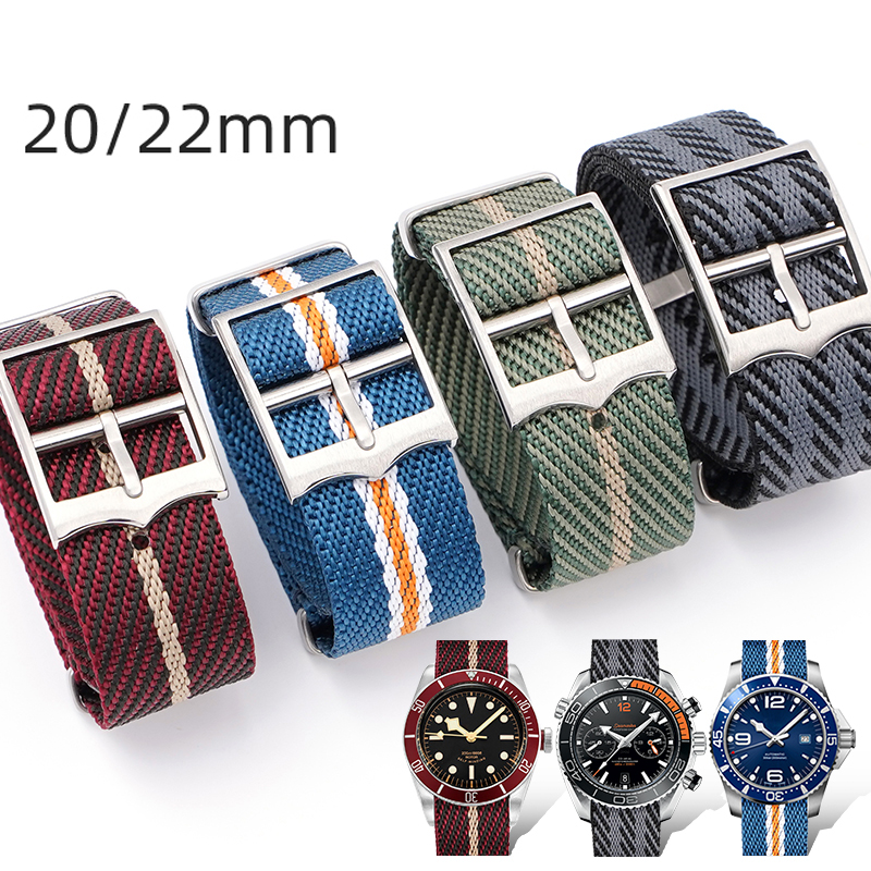 20mm 22mm Weave Canvas Nylon S - đánh giá và giá Nato Strap Nylon