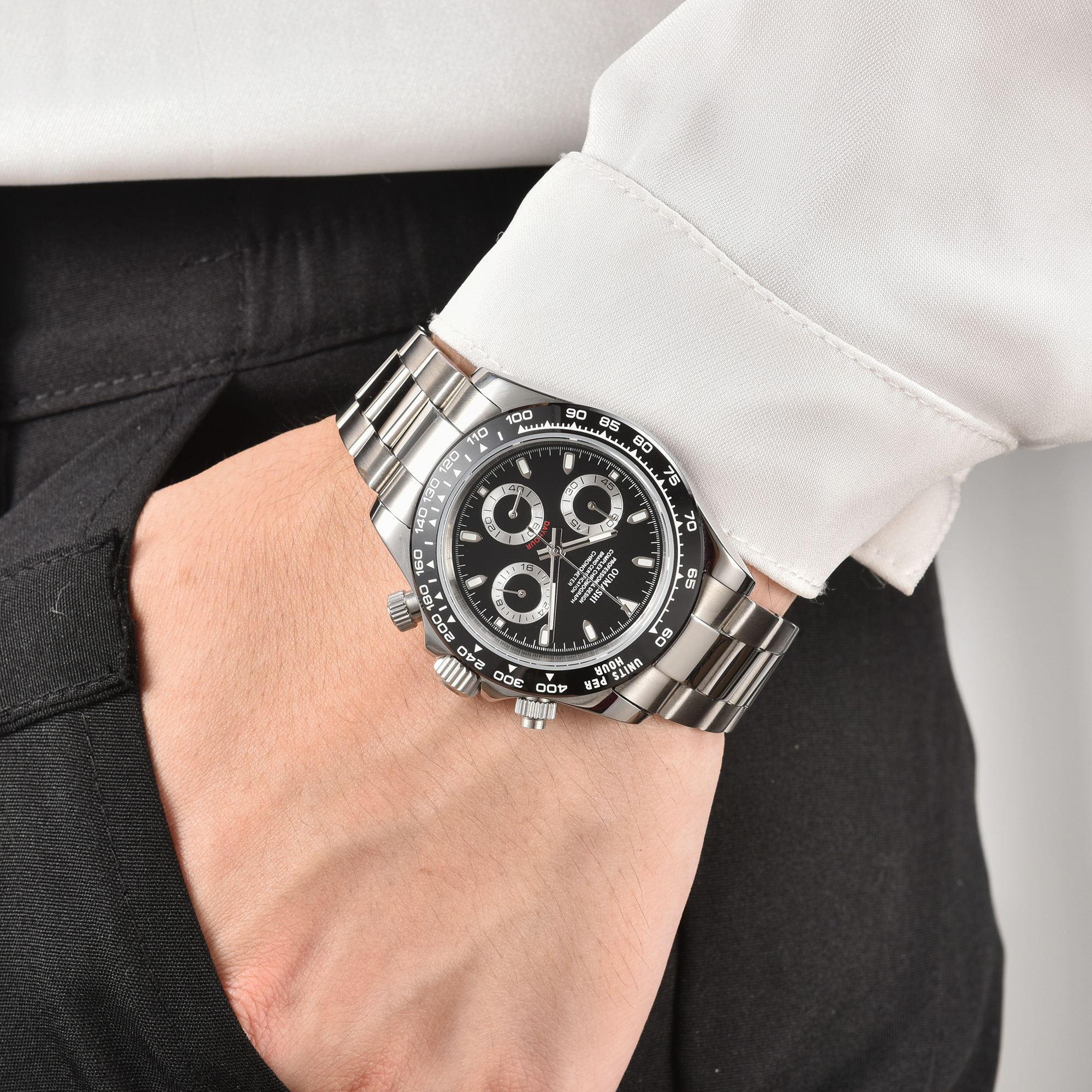 Men's watch VK63 Quartz moveme - đánh giá và giá Stainless Bracelet Diver