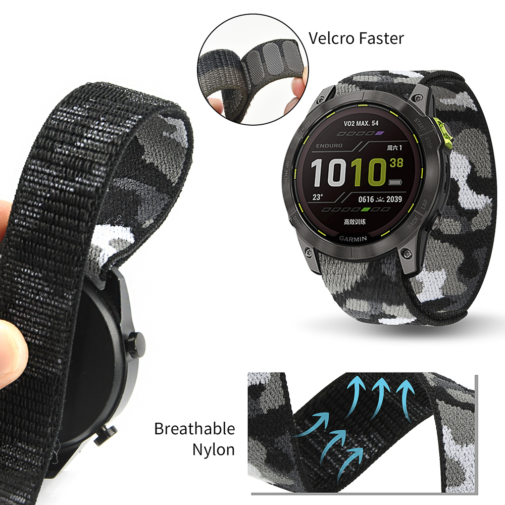 22mm 26mm Nylon QuickFit Strap - đánh giá và giá Sport Loop Velcro