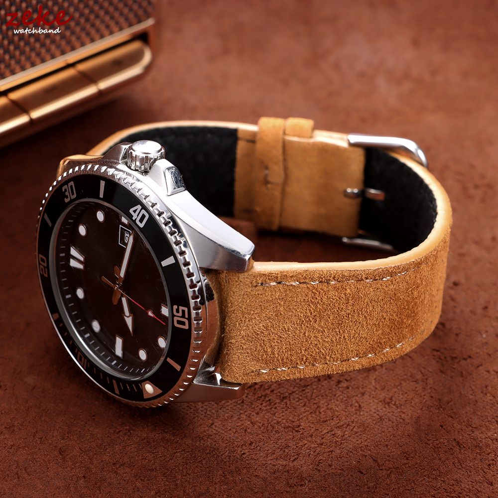 20mm Vintage Suede Cowhide Wat - đánh giá và giá Suede Strap Watch