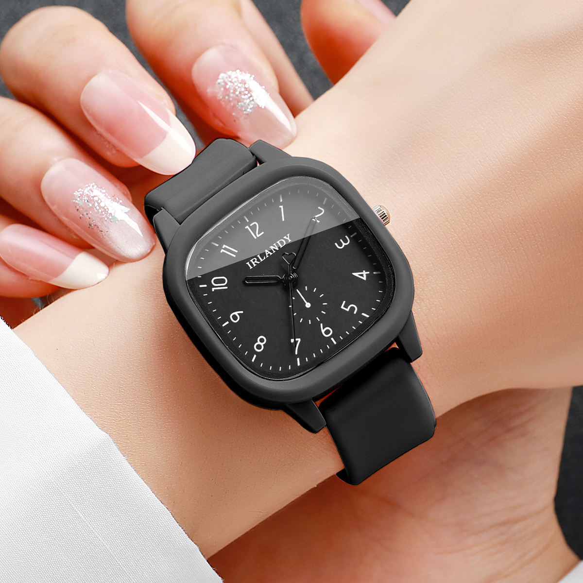 Fashion Square Women Quartz Wa - đánh giá và giá Silicone Band Women
