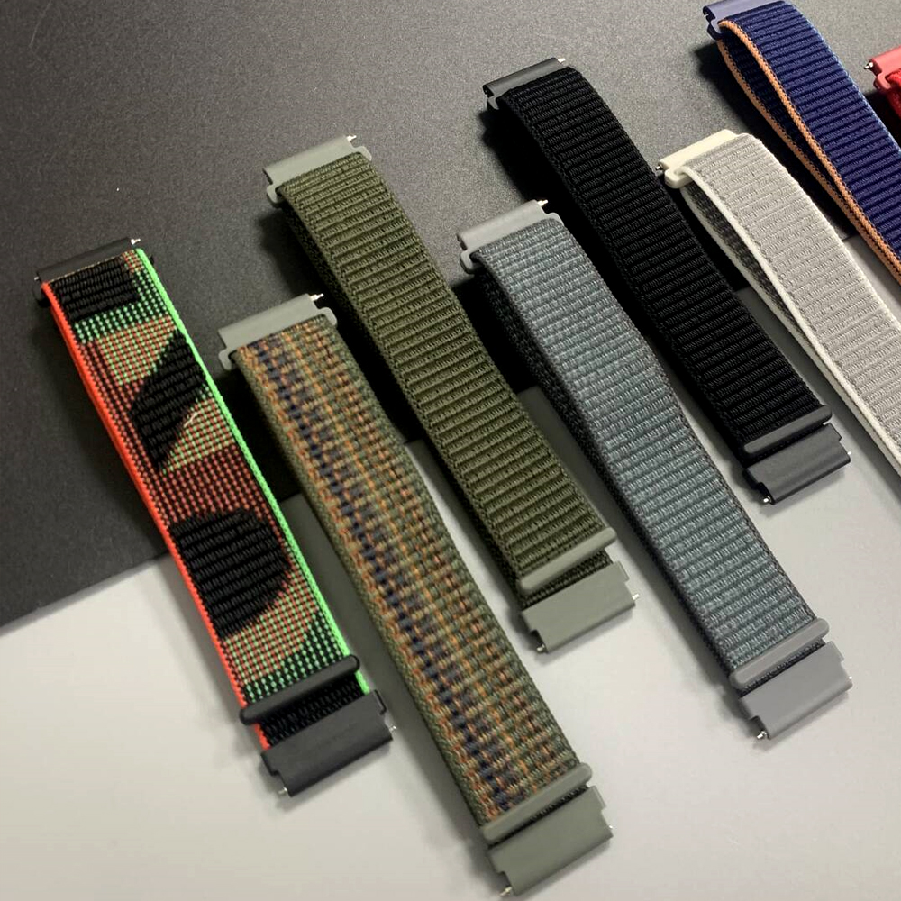 2Pcs 22mm Nylon Sport Strap Fo - đánh giá và giá Sport Loop Velcro