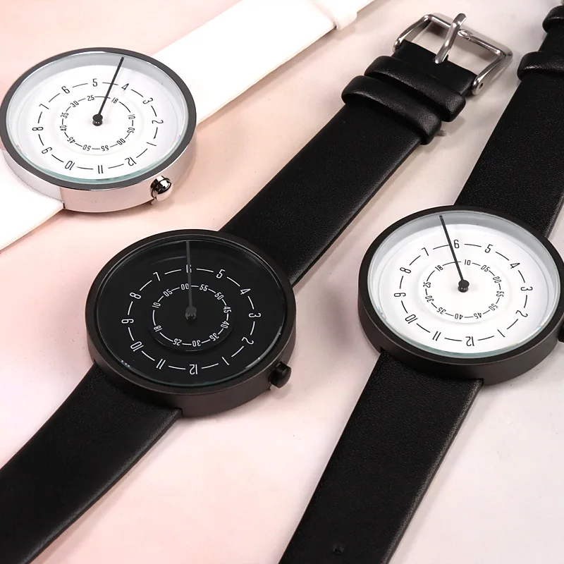 2020 Creative Watches Fashion  - đánh giá và giá Leather Watch Band Men