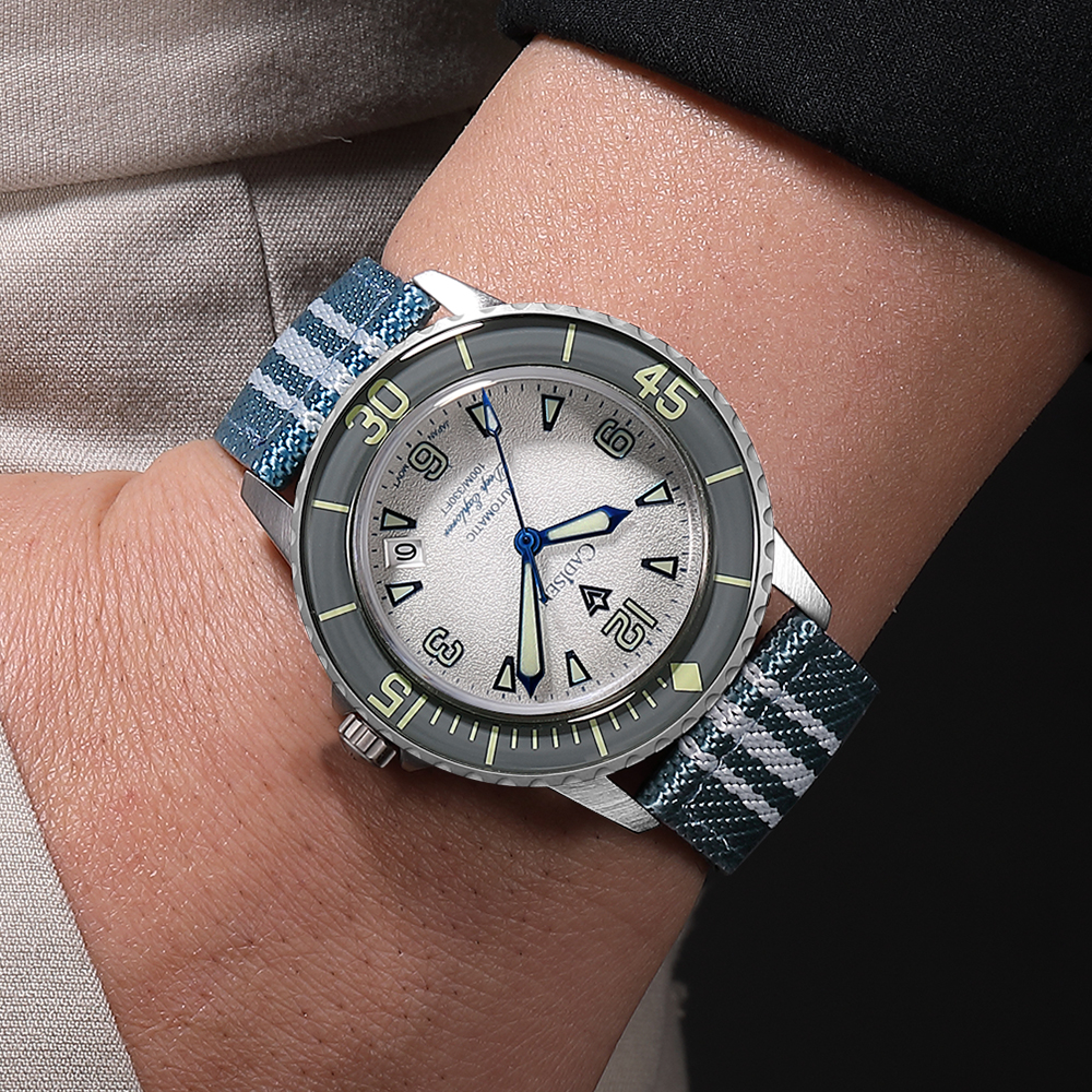 CADISEN Deep Explorer MIYOTA 8 - đánh giá và giá Canvas Strap Watch