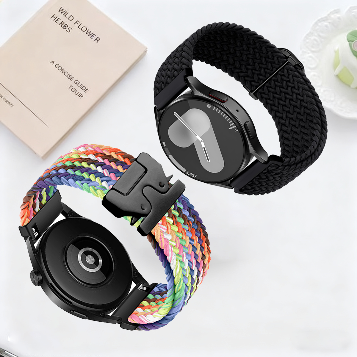 2Pcs 18/20/22 Braided Elastic  - đánh giá và giá Parachute Strap Elastic