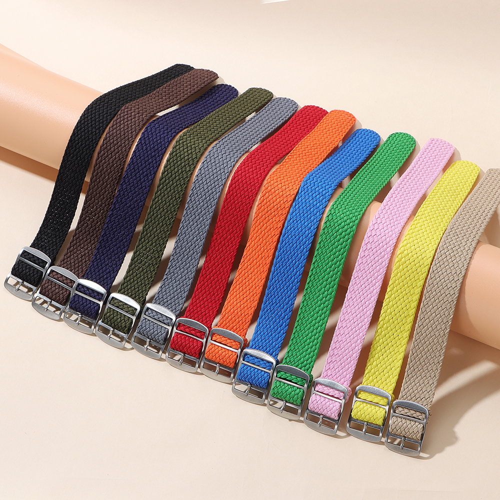 Nylon Woven Canvas Watch Band  - đánh giá và giá Perlon Strap Woven