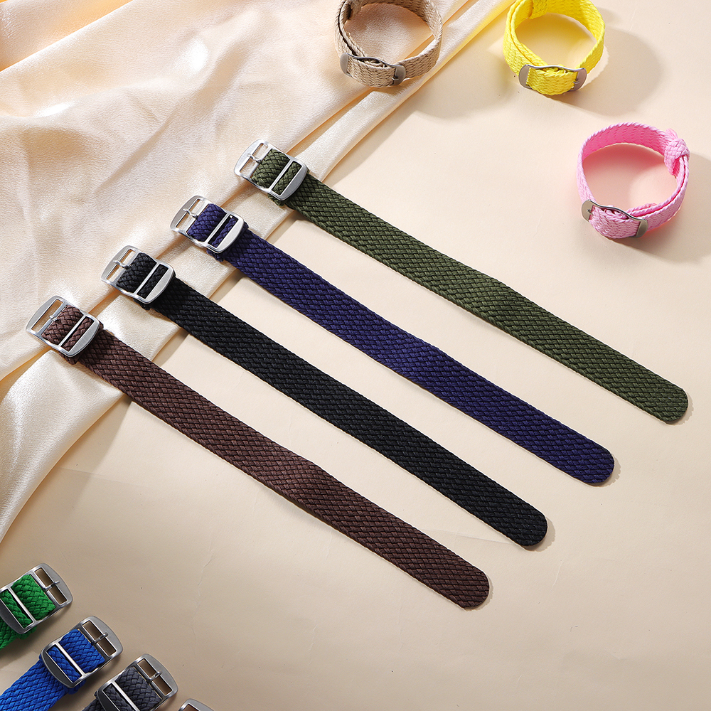 Nylon Woven Canvas Watch Band  - đánh giá và giá Perlon Strap Woven