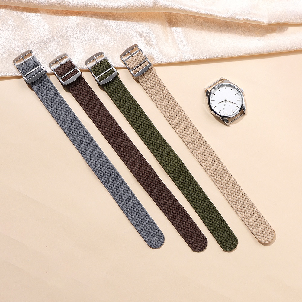 Nylon Woven Canvas Watch Band  - đánh giá và giá Perlon Strap Woven