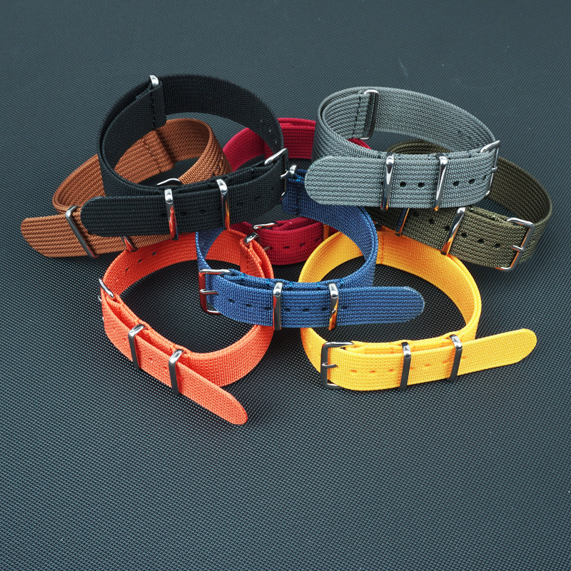 Ribbed Nylon Strap For Seiko M - đánh giá và giá Nato Strap Nylon
