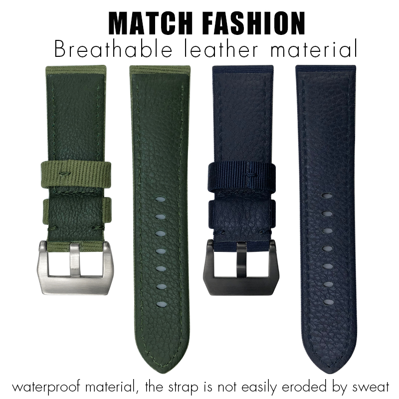 for Panerai 24mm New Nylon Wat - đánh giá và giá Canvas Strap Watch