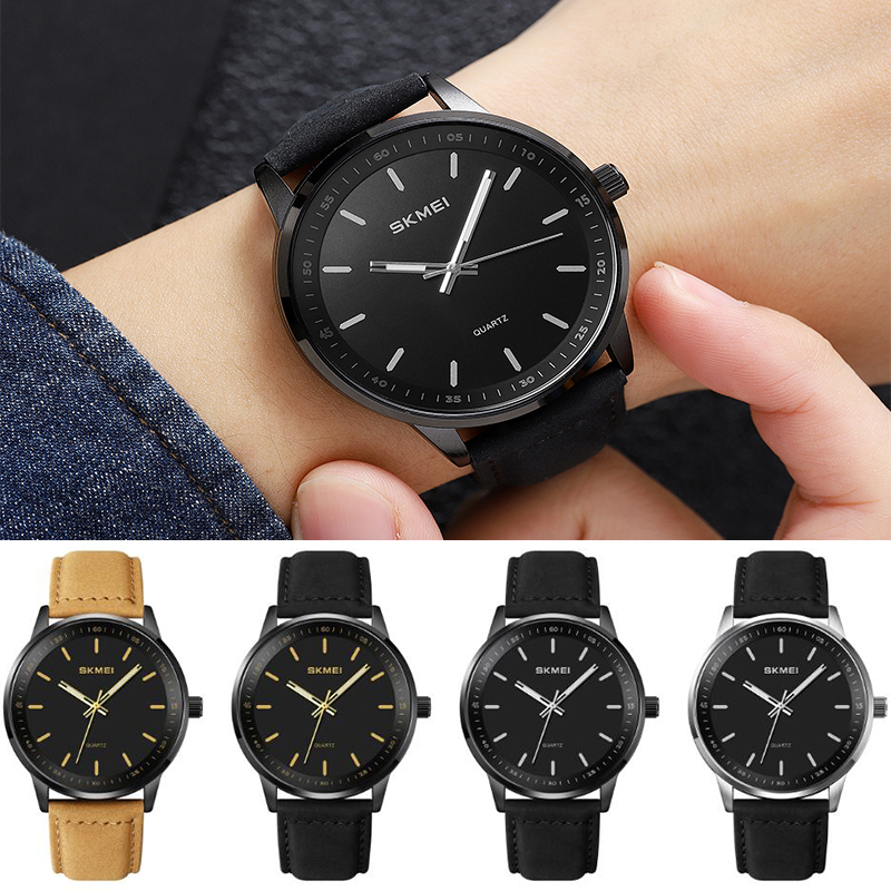 Skmei Original Brand Quartz Wa - đánh giá và giá Leather Watch Band Men