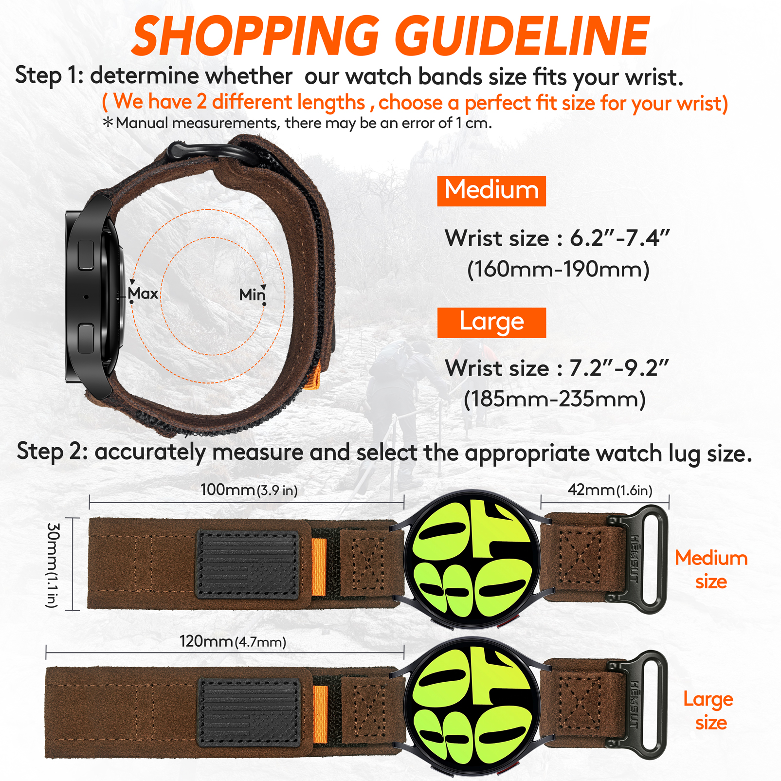 Hemsut Suede Leather Watch Str - đánh giá và giá Suede Strap Watch