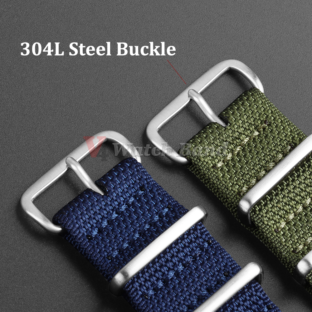 Dense Nylon Strap 20mm 22mm Wo - đánh giá và giá Perlon Strap Woven