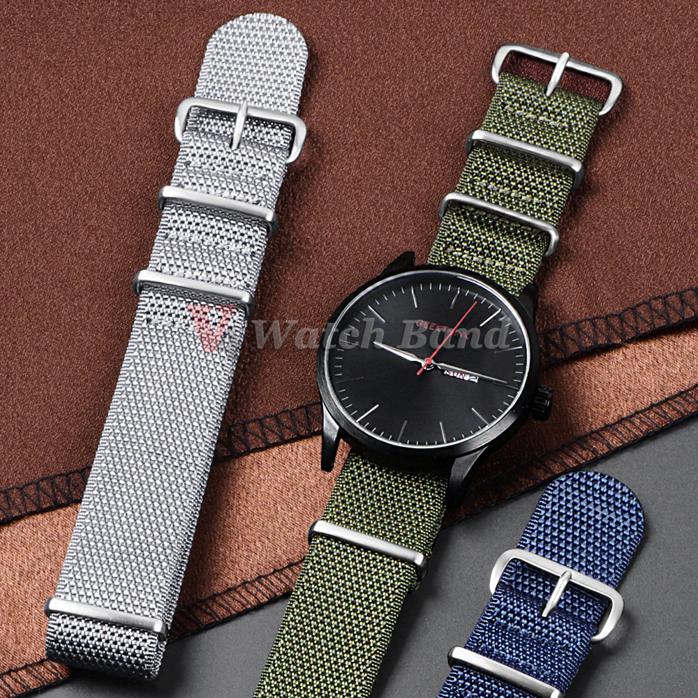 Dense Nylon Strap 20mm 22mm Wo - đánh giá và giá Perlon Strap Woven